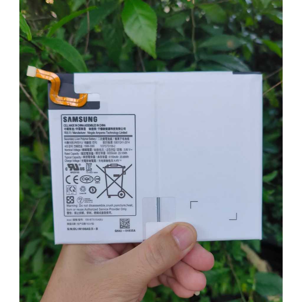 Baterai Batre For Samsung Galaxy Tab A 10.1 2019 T510 T515 Model SM-T515 SM-T510 Model EB-BT515ABU