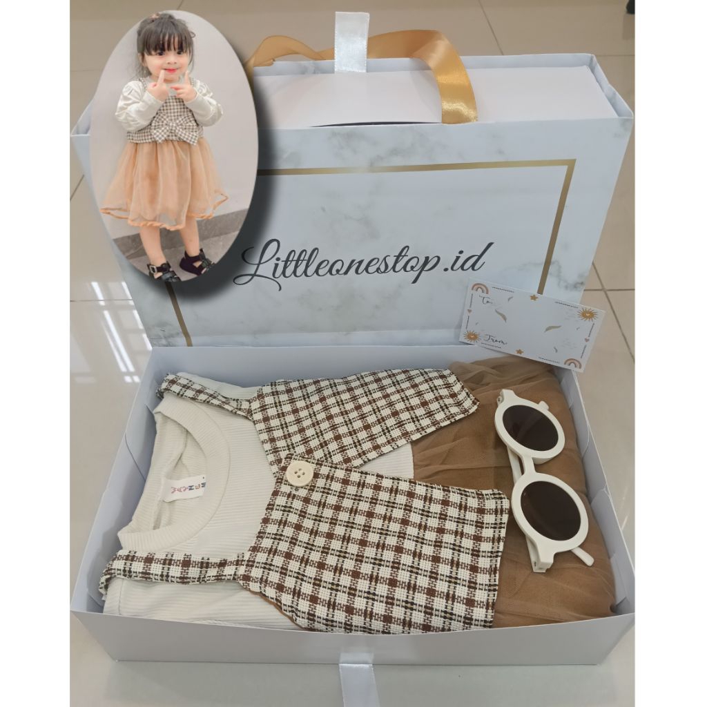 [Baru Datang]Hampers Kado Ulang Tahun Dress Anak Perempuan 1-2 tahun | Kado Ultah Anak Cewek