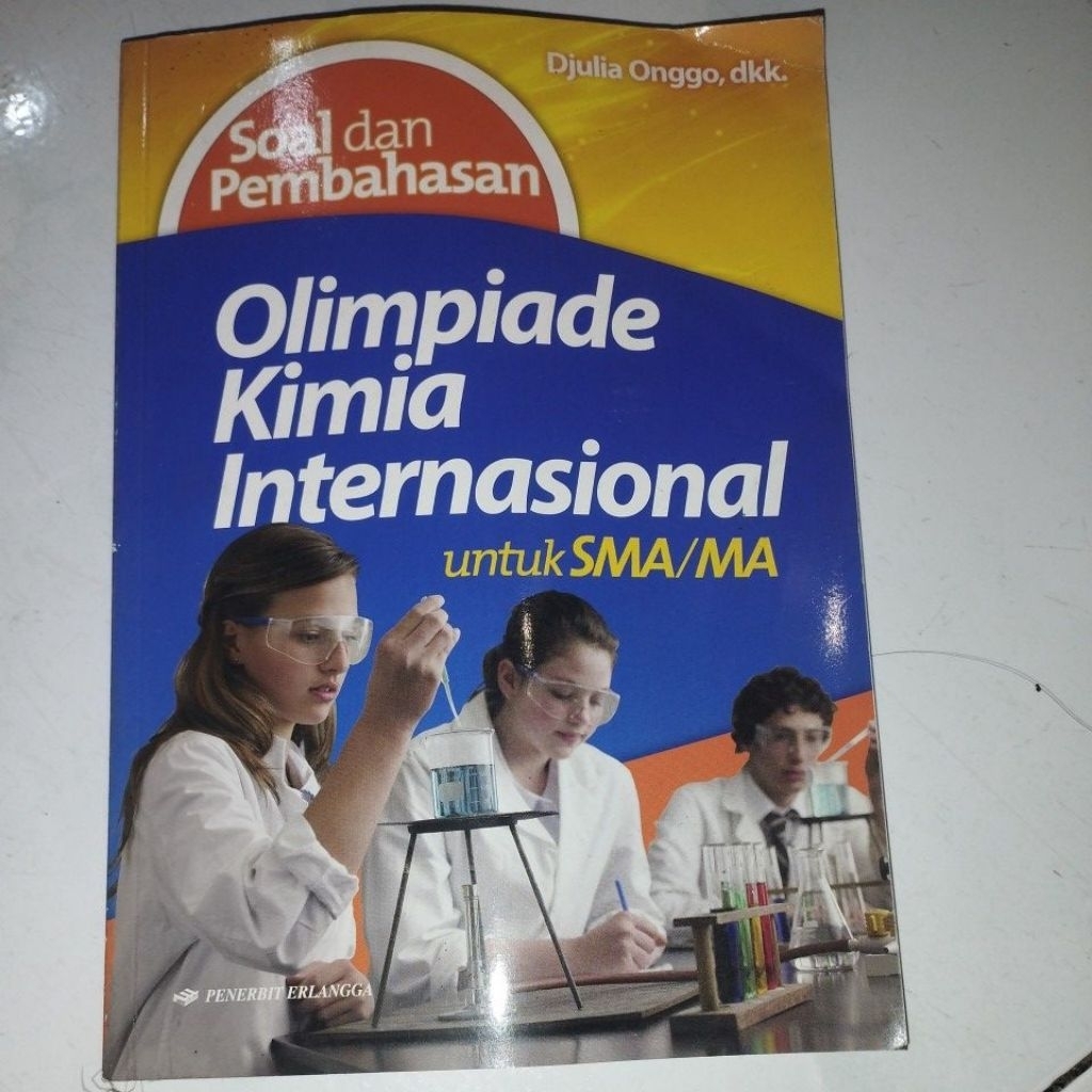 Preloved Buku Olimpiade Kimia Internasional Djulia Onggo, dkk.Penerbit Erlangga Original Murah