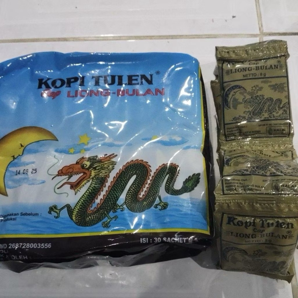 

kopi liong mini tanpa gula isi 30 sachet x 8 gr