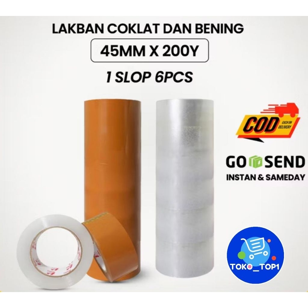 

LAKBAN BENING 45MM X 200 YARD SLOP(6pcs)