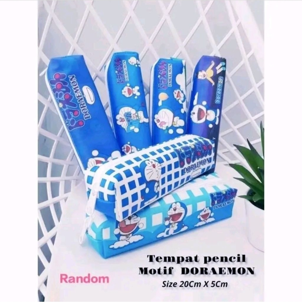 

Tempat Pensil Motif Cartoon Doraemon / Tempat Peralatan Tulis