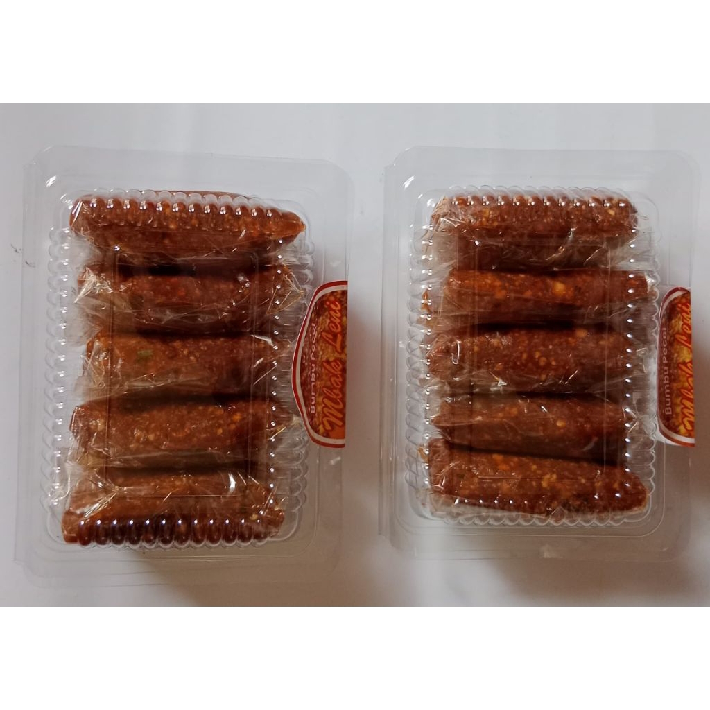 

Bumbu pecel PREMIUM sangrai tanpa minyak goreng asli trenggalek (siap saji) isi 5 bungkus paket incip2 incip