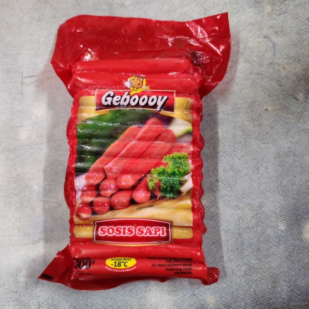 

GEBOOOY sosis sapi kemasan 800gr