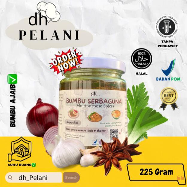 

dahe pelani - Bumbu serbaguna - botol kaca 225g-Rempah alami -Praktis & Hemat