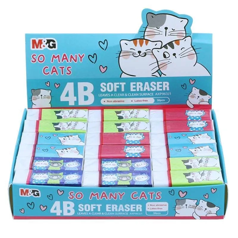 

Penghapus M&G So Many Cats Soft Eraser Lembut / Penghapus Unik