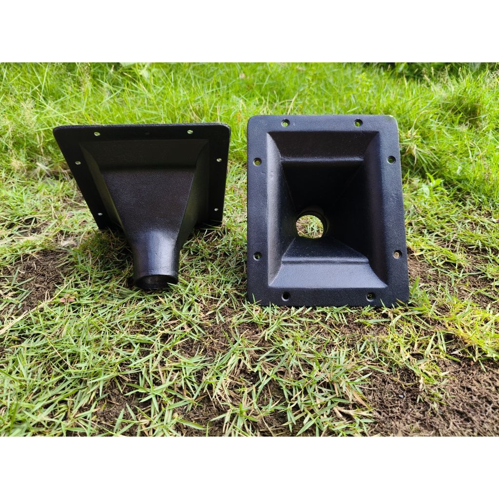 horn tweeter ukuran 15x19 untuk tweeter drat bahan alumunium cor/diral