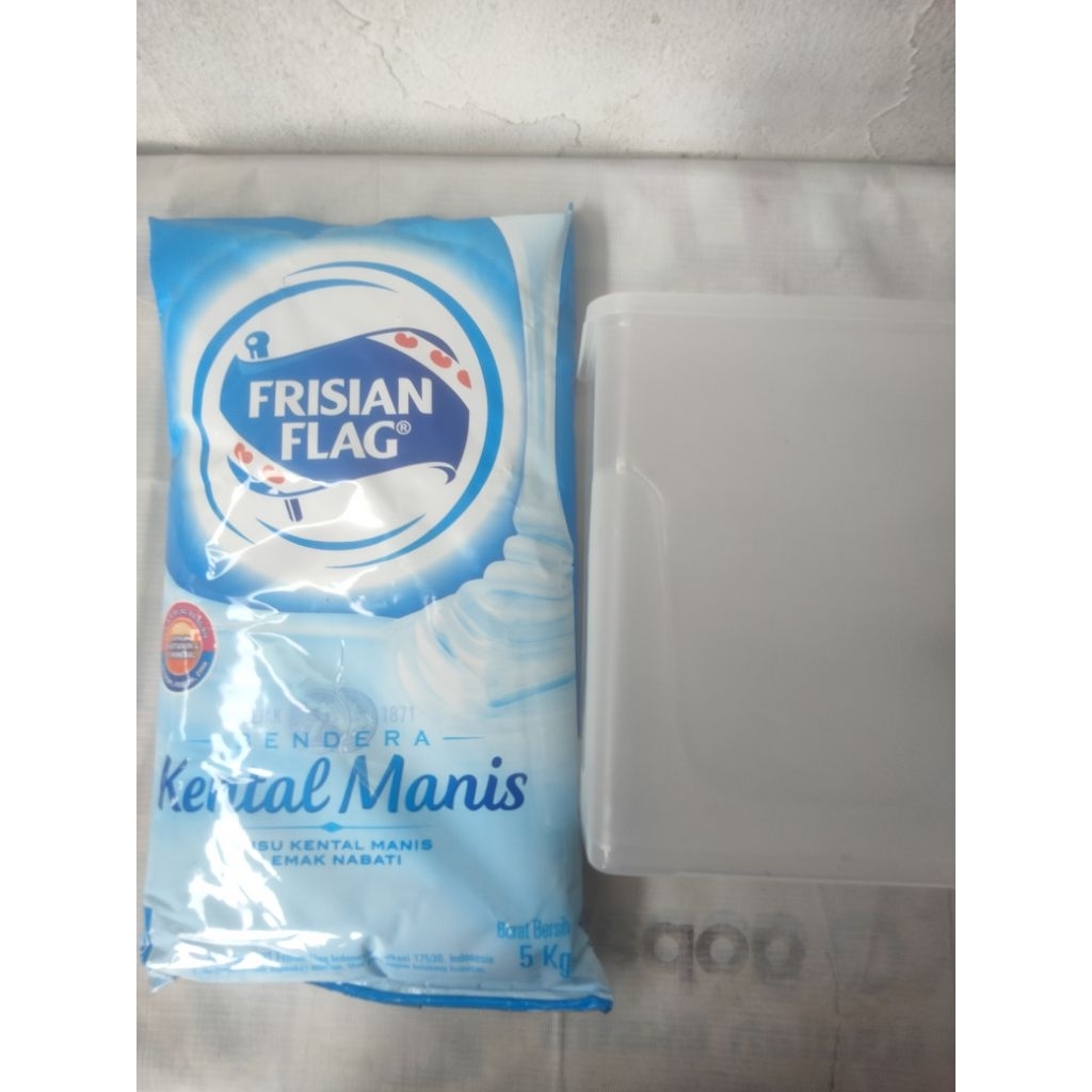 

Frisian flag bendera kental manis 5kg bullky free ff botol squish atau ff toples