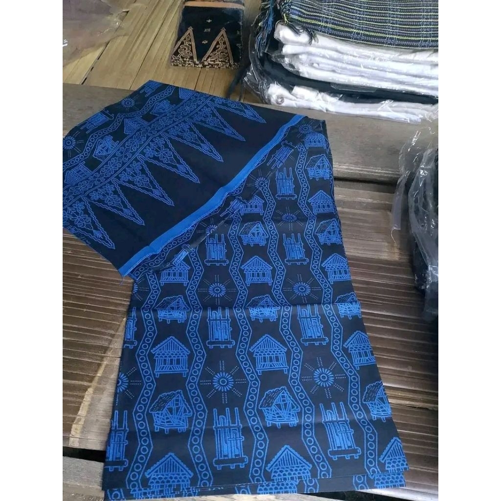 kain batik angklung leit samping merong baduy kerajinan baduy