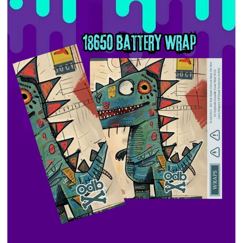 

Holdingskyy - Stiker Baterai 18650 GrungeSaur Untuk Melindungi Dan Mempercantik Device