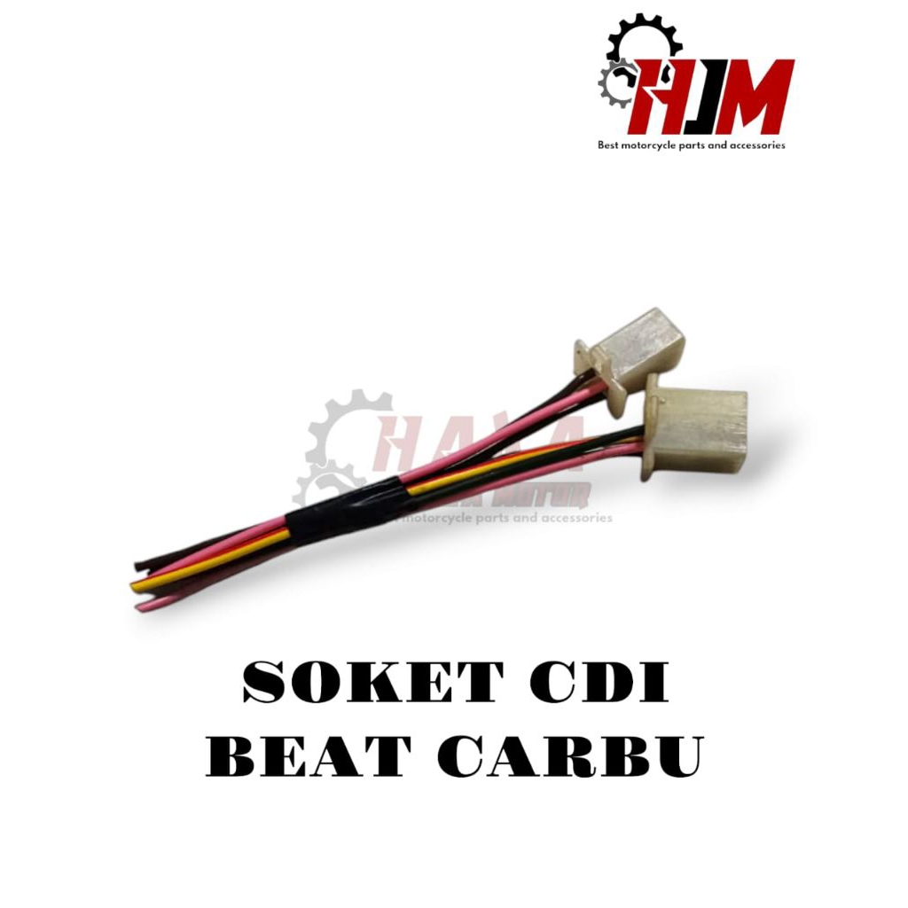 HJM-SOCKET CDI MOTOR HONDA BEAT CARBU SCOOPY KARBURATOR BEAT OLD LAMA KVY SCOOPY KARBU KYT SPACY KAR