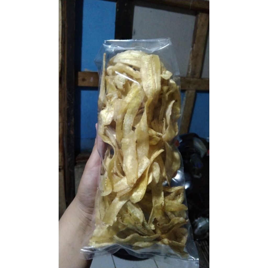 

Keripik pisang asin renyah dan enak