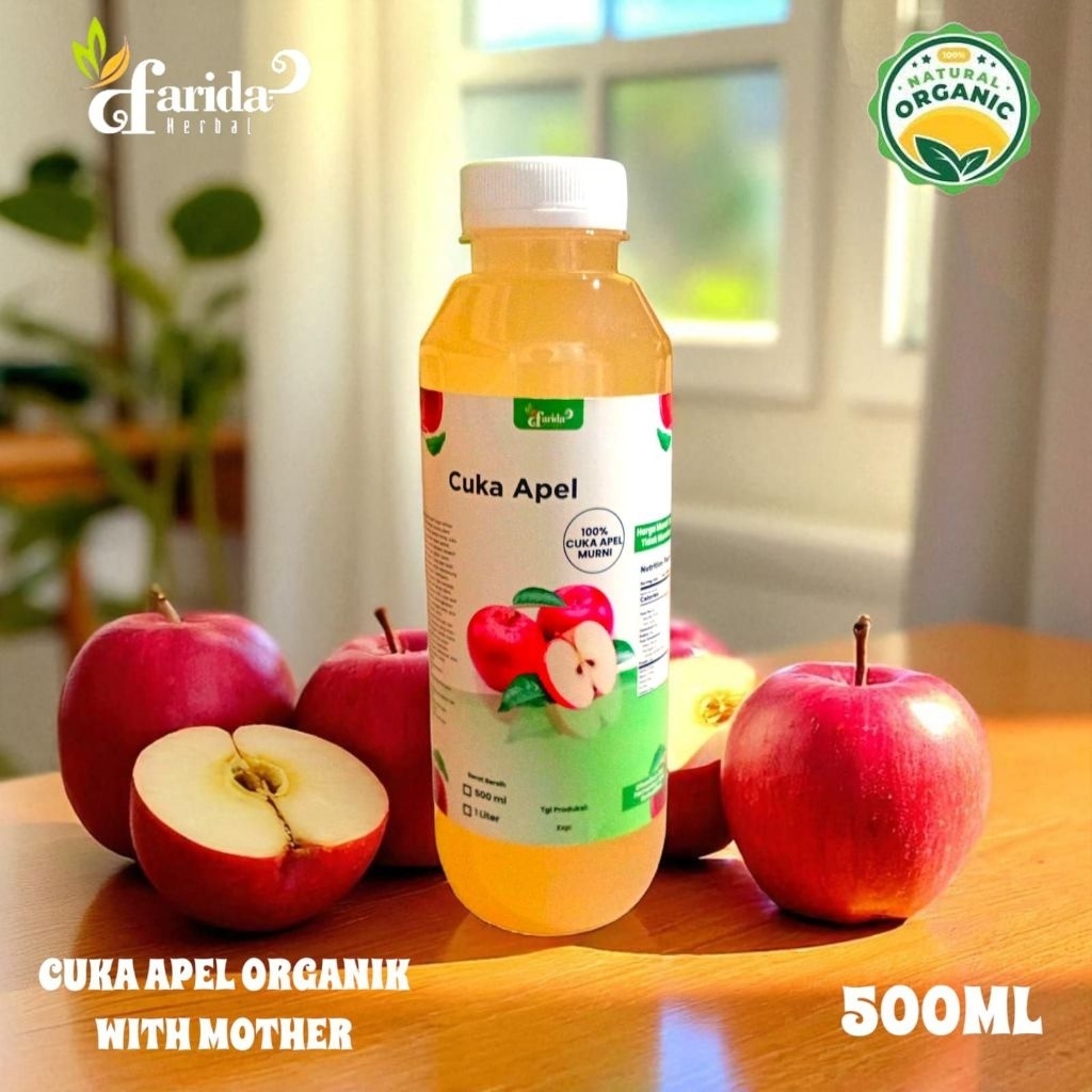

Cuka Apel 500ml // Cuka Sari Apel