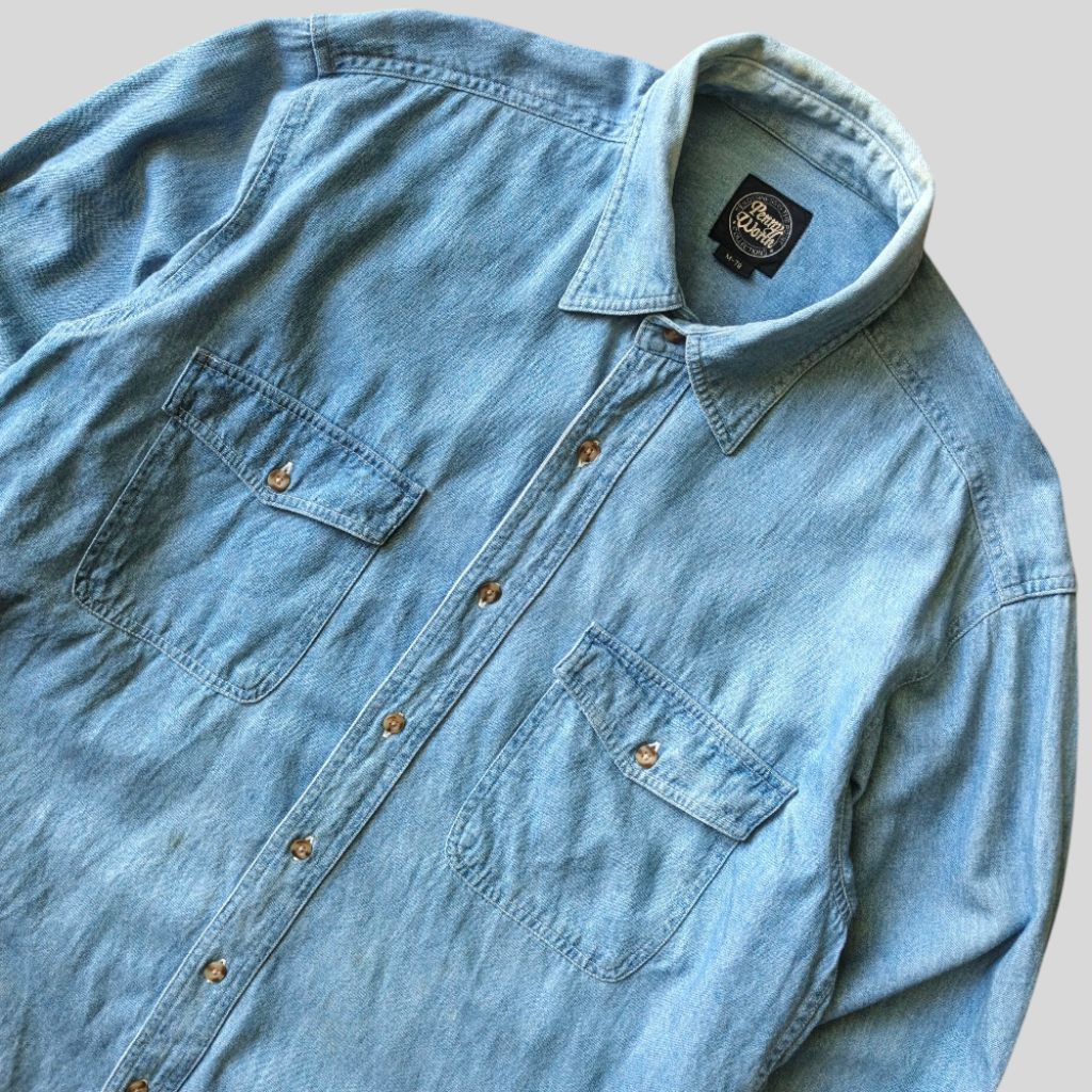 Kemeja denim Penny Worth