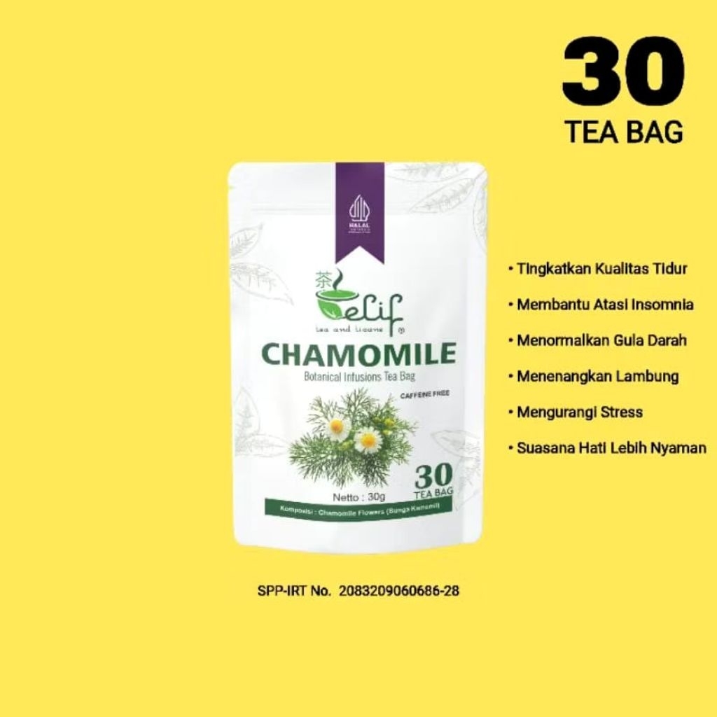 CHAMOMILE TEA | TEH BUNGA CHAMOMILE | TEH INSOMNIA | TEH ASAM LAMBUNG