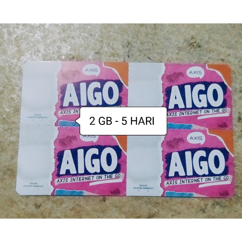 VOCHER AXIS 2GB - 5 HARI