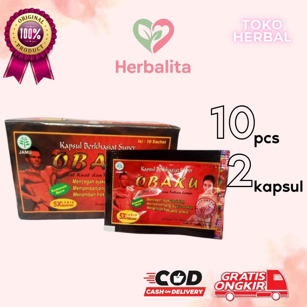 obaku original kapsul (versi raja kuat) Original 100% - herbalita