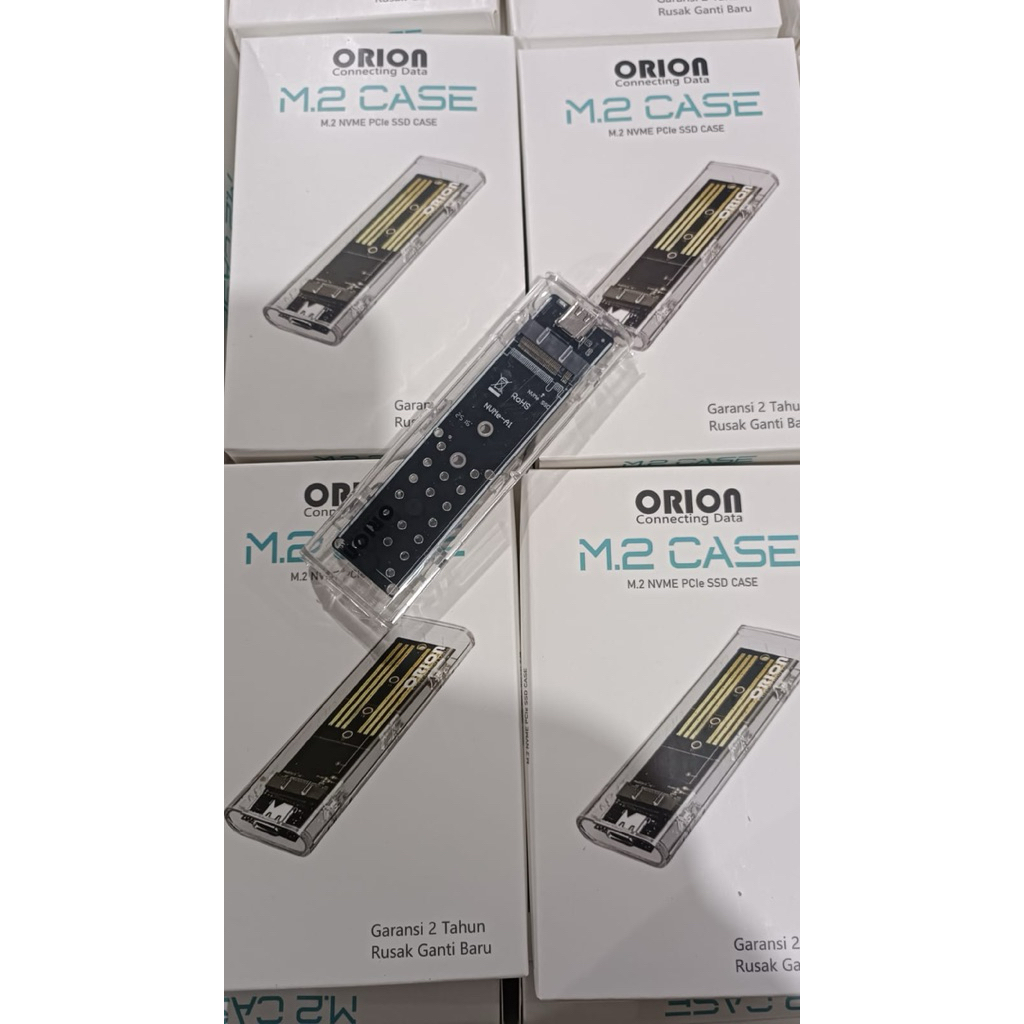 ENCLOSURE NVME ORION TYPE C TRANSPARAN