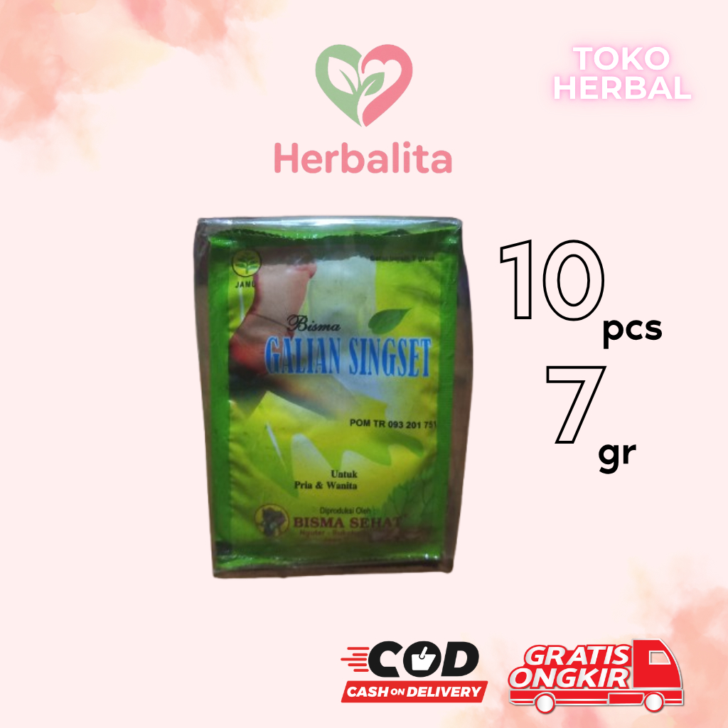 

Bisma Galian Singset 10 Bungkus 7gr - herbalita