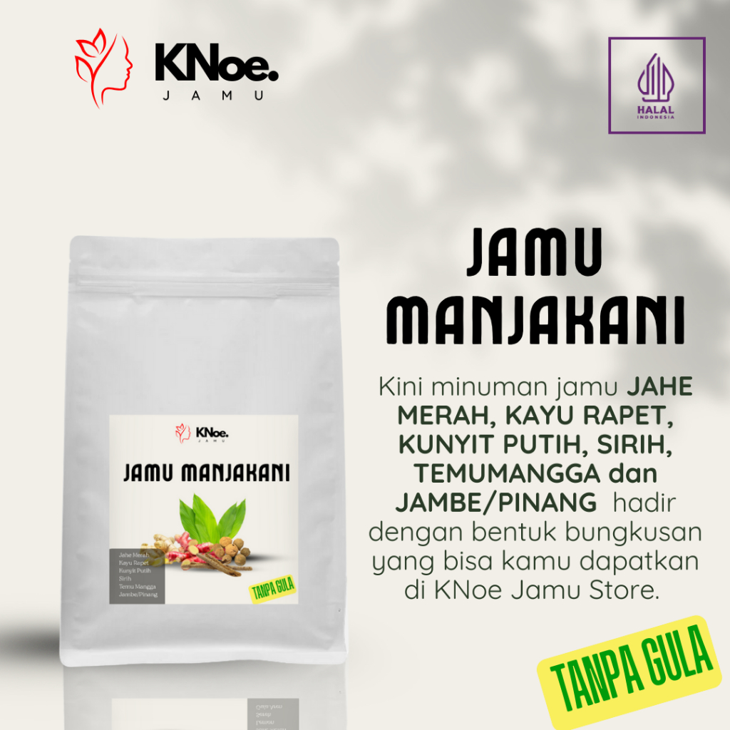 

Jahe Merah Manjakani Sirih Kunyit Putih Jambe/Pinang Sari Rapet Herbal Kesehatan Wanita Tanpa Gula