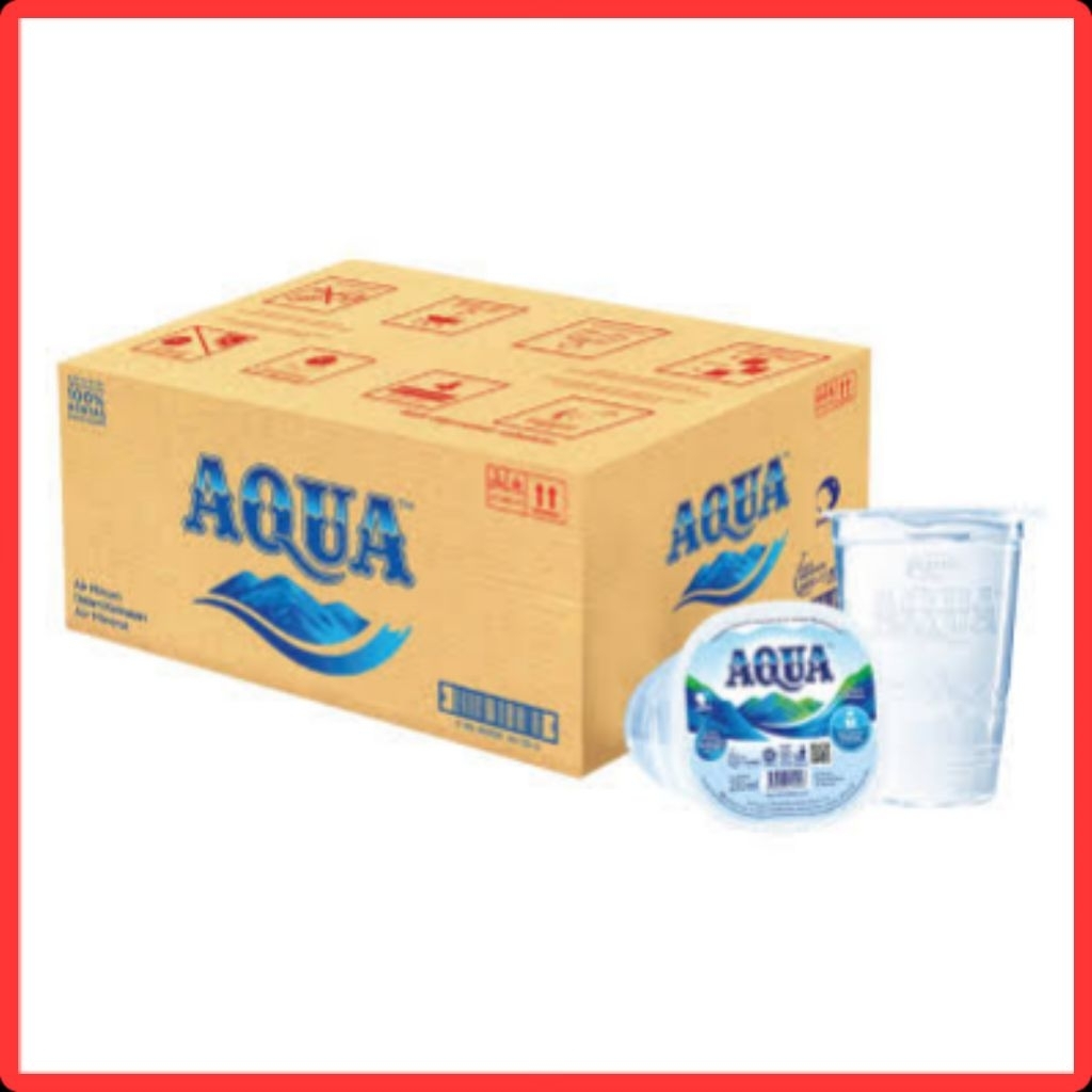 

AQUA CUP / AIR MINERALE AQUA CUP 220ml per DUS TERMURAH [PROMO]