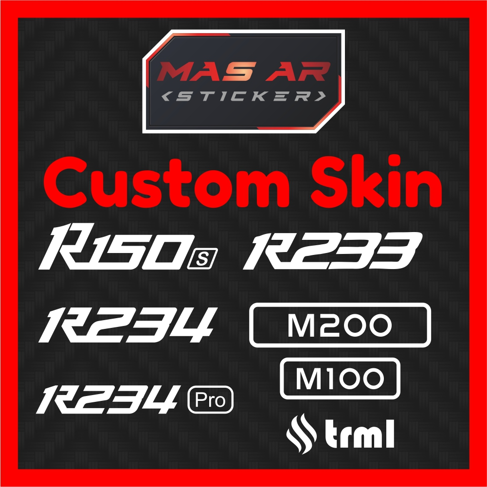 

Custom Stiker buat Skin HCR233/234/pro/99/Termal 99/Termal 200/M200/M100/B80
