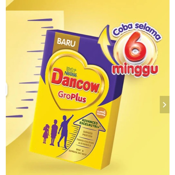 

^ Dancow GroPlus Excelnutri 400 Gr Vanila Susu Pertumbuhan Tinggi Dan Berat Badan