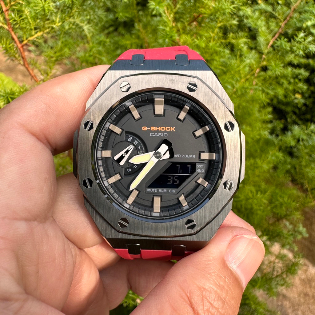 casio oak ga-2100 custom AP gshock ga2100 royal oak gshock bnb ga-2100 metal