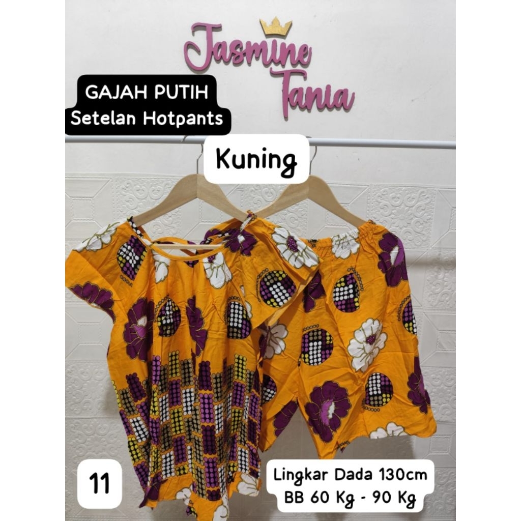 Gajah Putih Setelan Hotpants