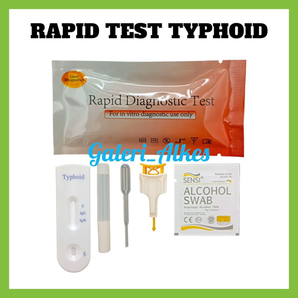 Alat Tes Tipes Typoid 1 set Lengkap