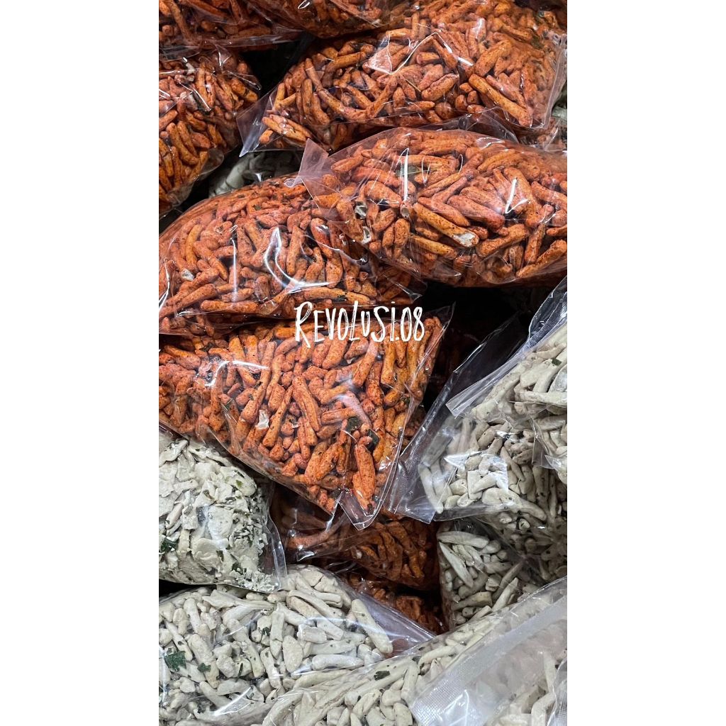 

BASRENG DAUN JERUK 1KG / Basreng pedas daun jeruk isi 1kg