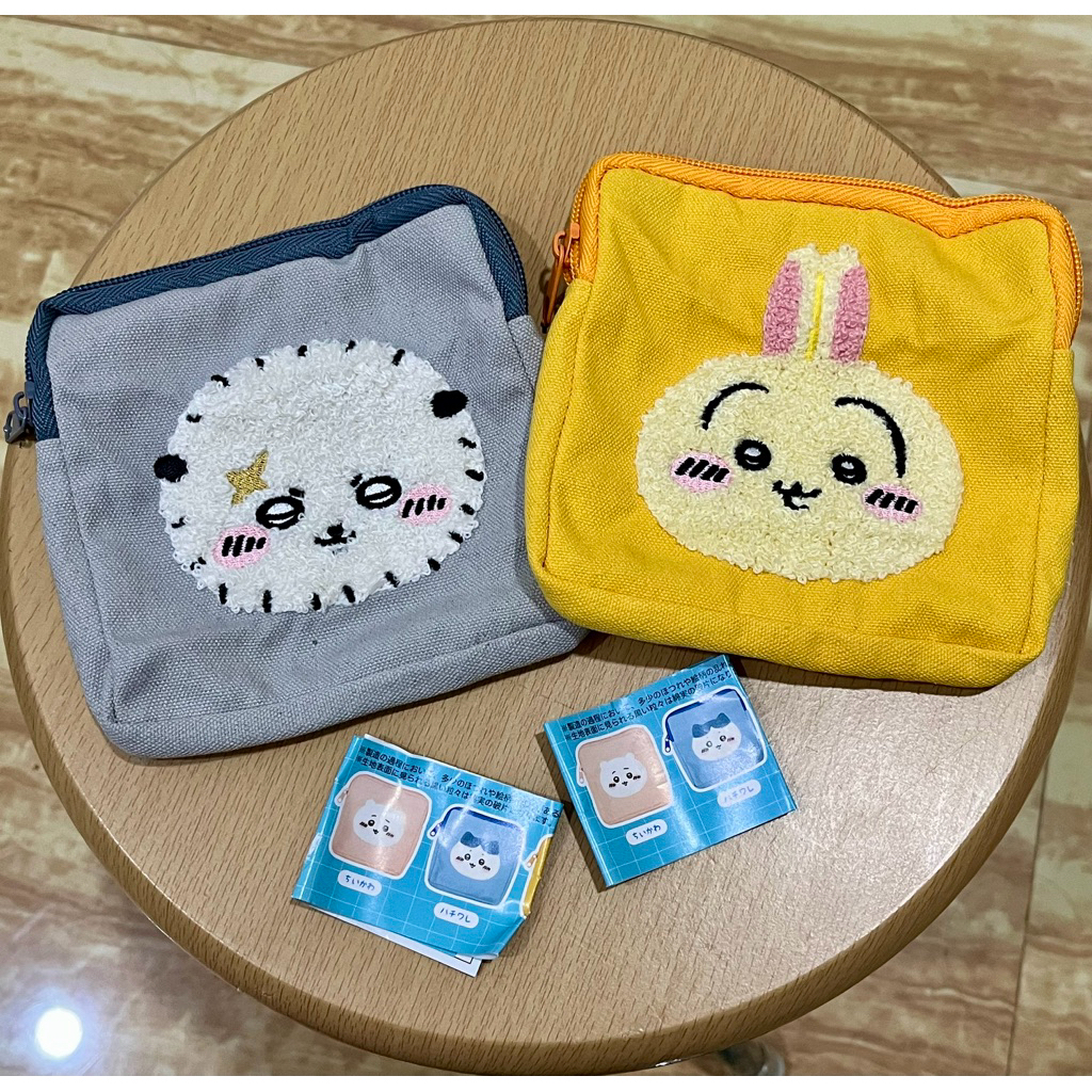 Pouch Chiikawa Dompet Usagi dan Rakko Chiikawa Zipper Wallet