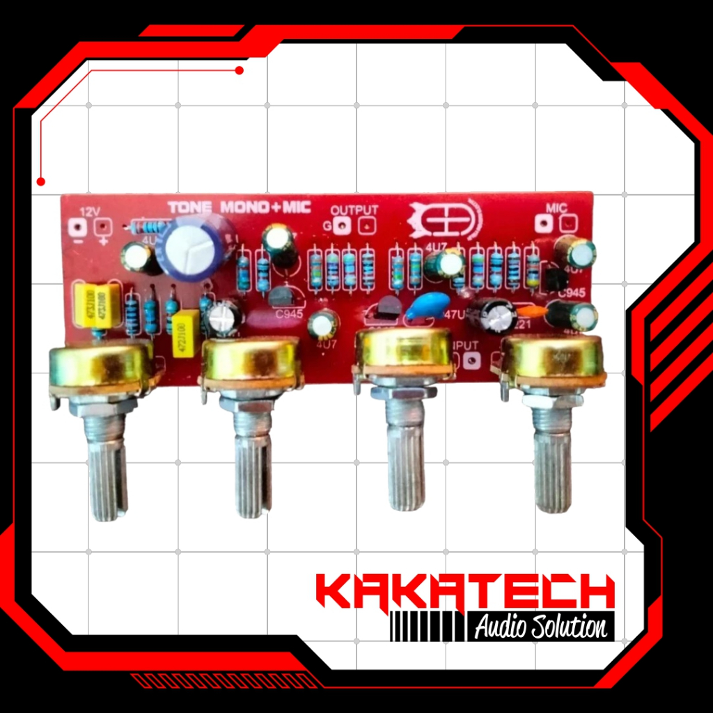 Tone Mono + Mic Kampasitor 12V