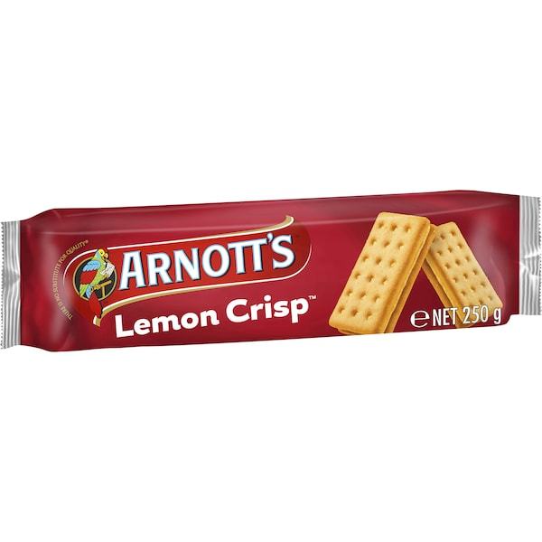 

Arnott's Lemon Crisp Cream Biscuits 250g AUSTRALIA