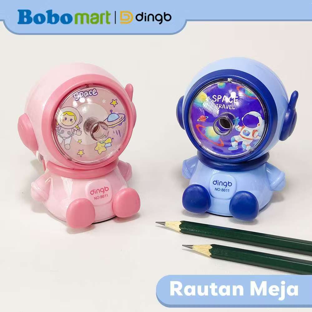

BOBOMART Sharpener Rautan Serutan Putar Dingb (Astronaut, Sparta, Mobil, DLL)