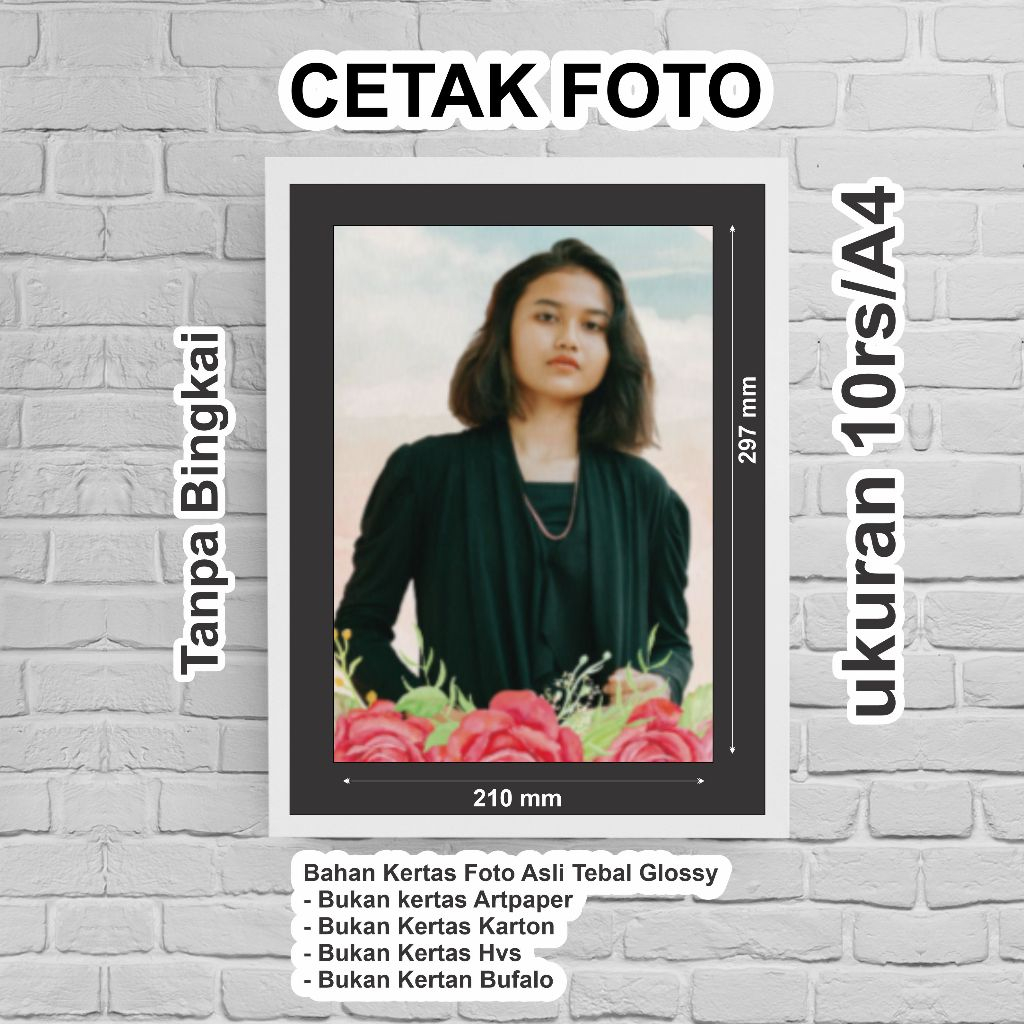 Cetak photo cuci foto ukuran 10r