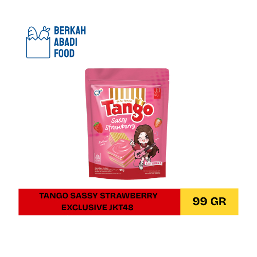 

Tango Wafer Rasa Sassy Strawberry Pouch Exclusive JKT48 99 Gram