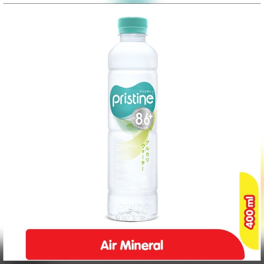 

HARGA PROMO: Pristine 8.6+ Air Mineral Botol 400 ml (24 pcs)
