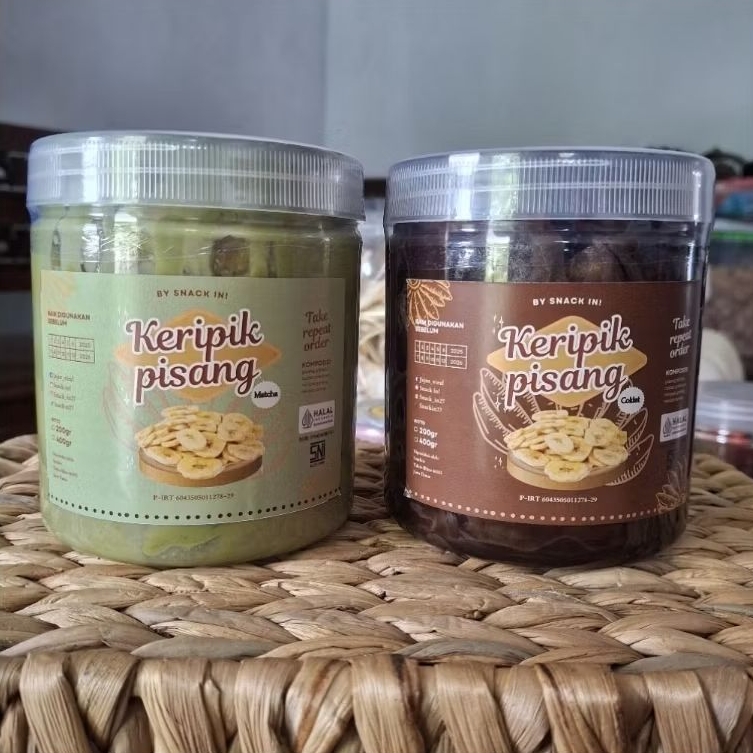 

PAKET BUNDLING!!! 2 toples kripik pisang lumer|| Blitar