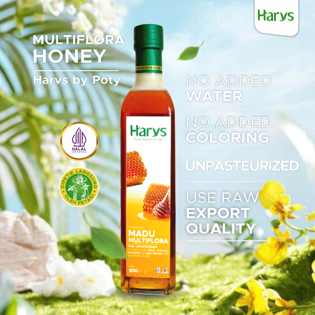 

Harvys Madu Premum Asli Multiflora Pure Natural Raw Honey