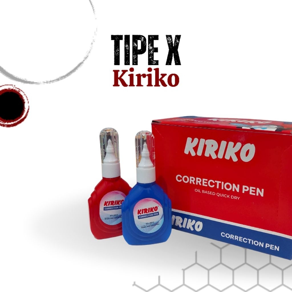 

(1 pack=12 pcs) Stip x Kiriko - penghapus pulpen kiriko - correction pen