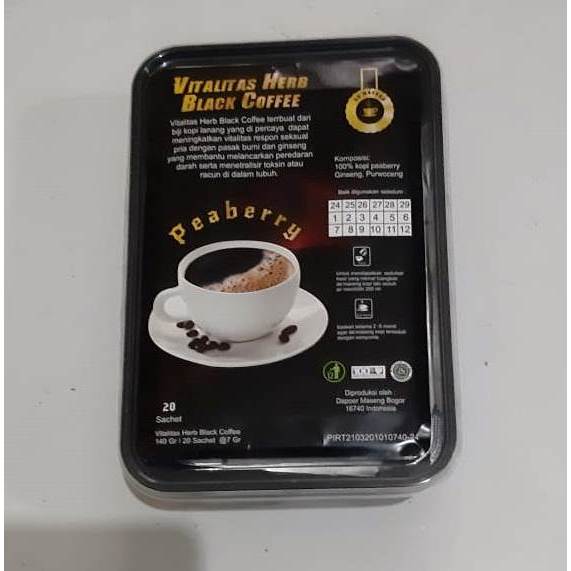 

Peaberry Vitalitas Herb Black Coffee