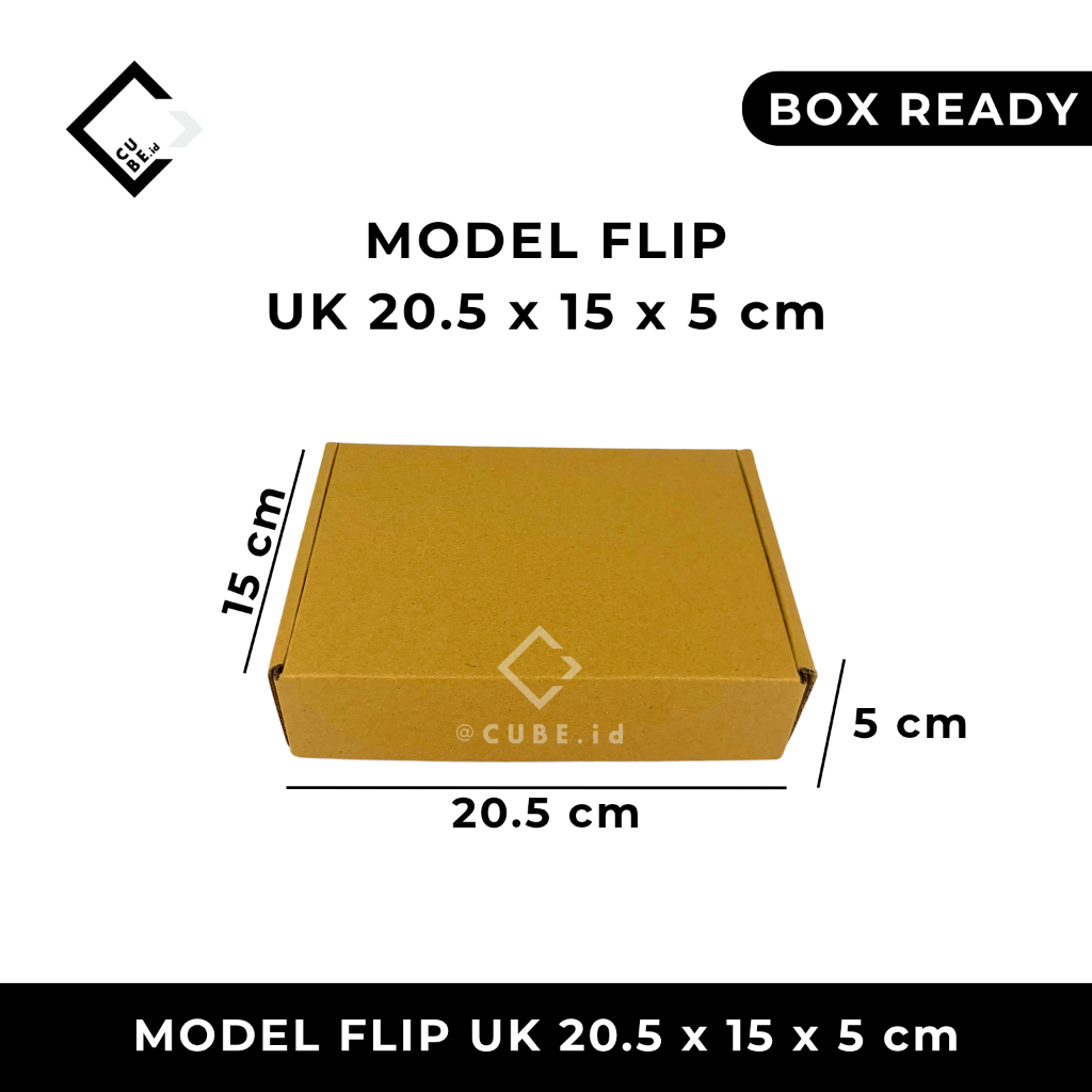 

DUS MODEL FLIP / CORRUGATED FLIP BOX uk 20,5 x 15 x 5 cm