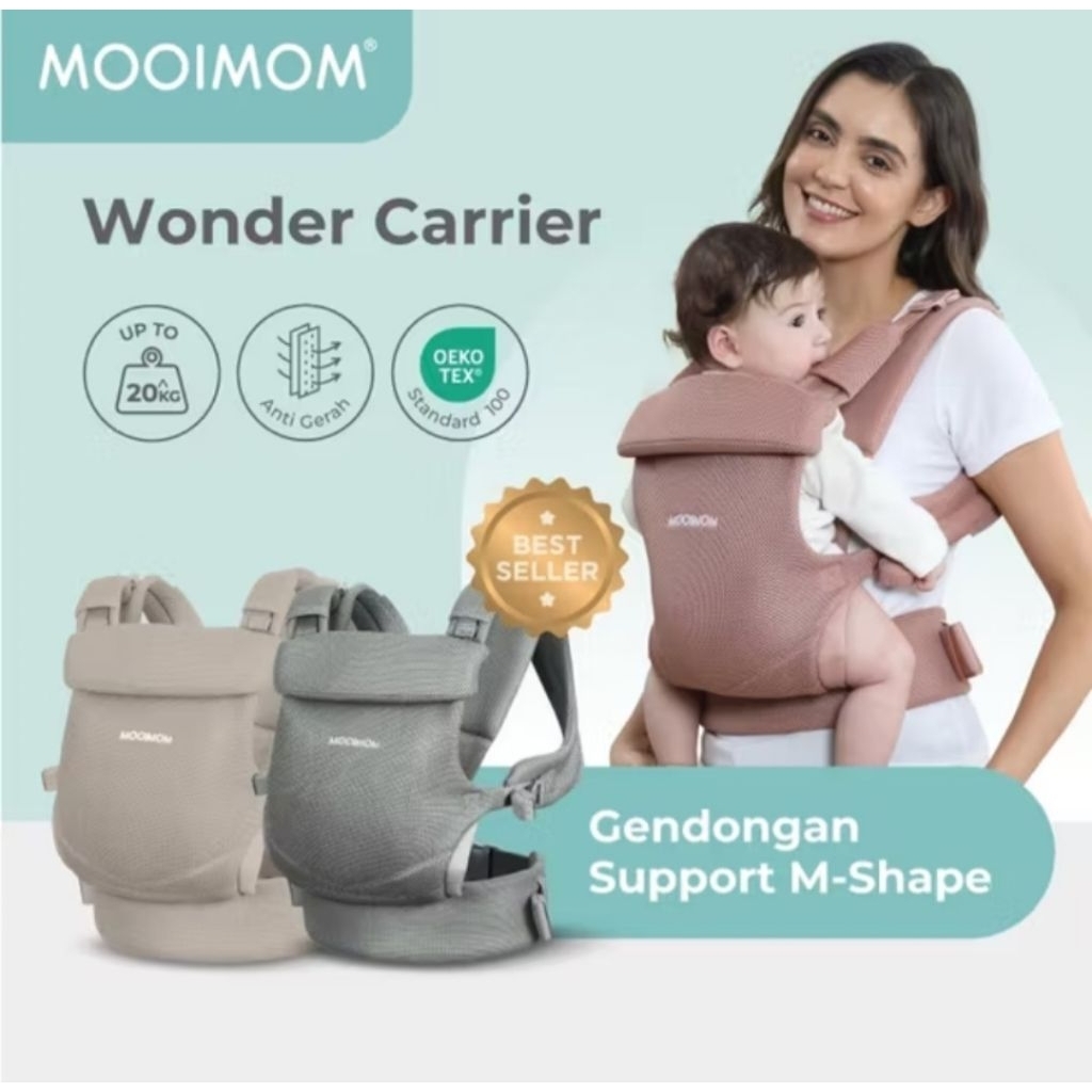 MOOIMOM Gendongan SSC - Wonder Carrier (Pink)