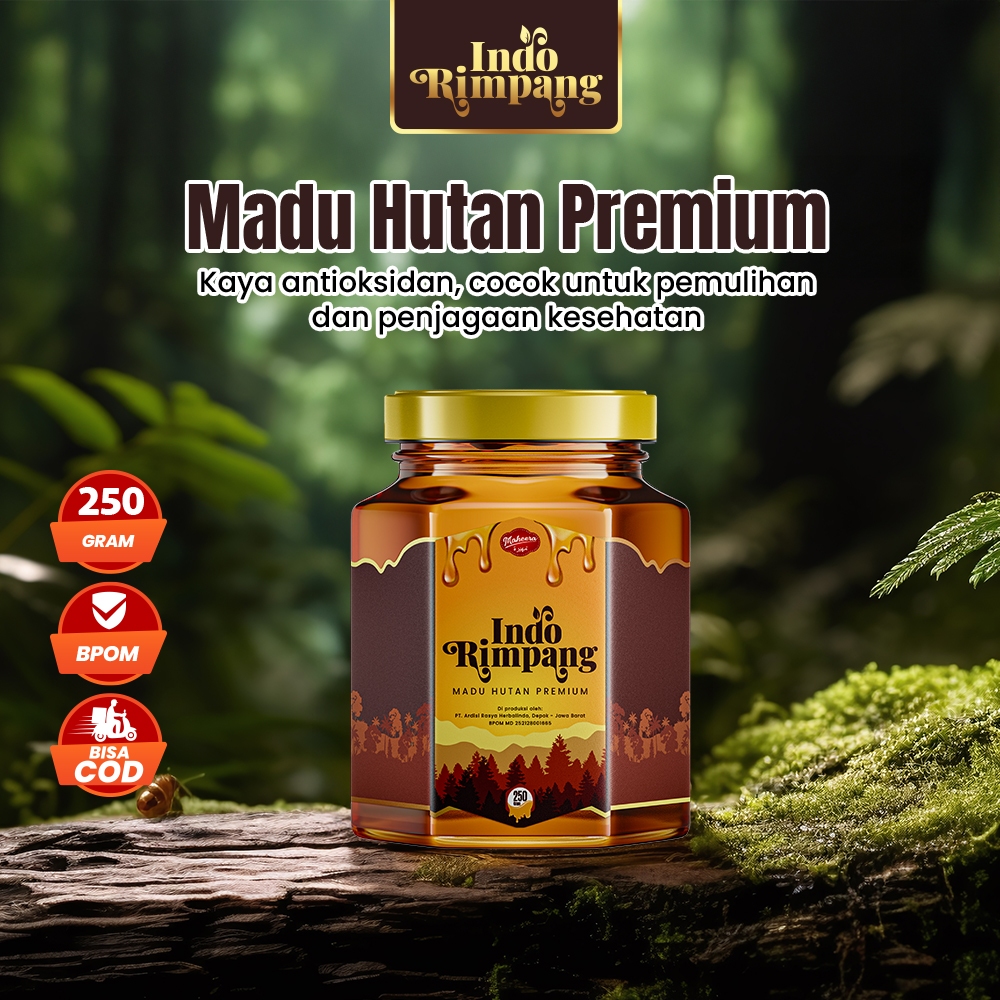 

Madu Hutan Premium Indo Rimpang 250 gr Original I Anti Oksidan Tinggi dan Pemulihan
