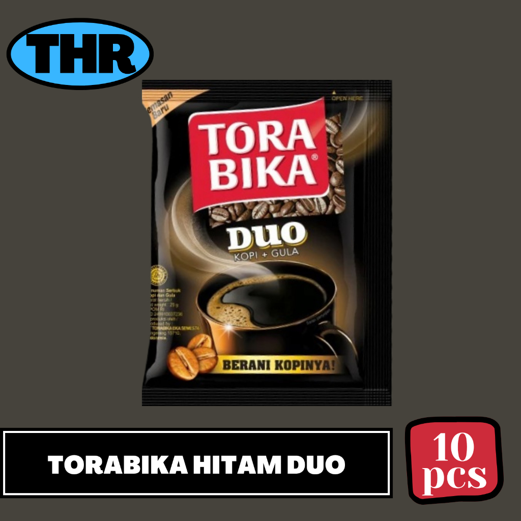 

Torabika Hitam Duo 1 Renceng isi 10 sachet