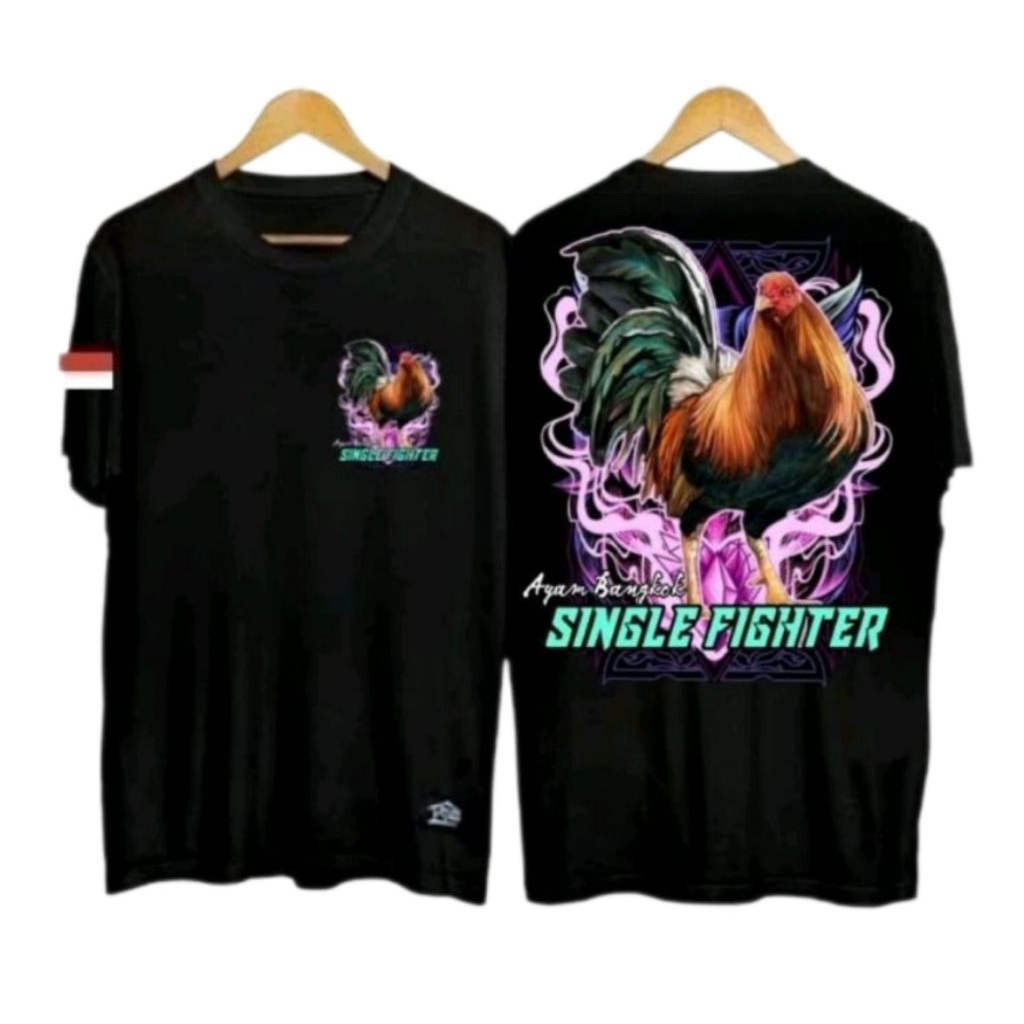 KAOS AYAM BANGKOK API CORAK//KAOS AYAM JAGO