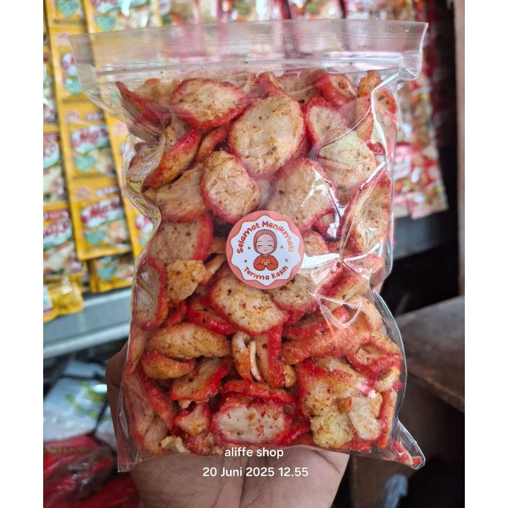 

kerupuk warna warni pedas kencur 135 gr