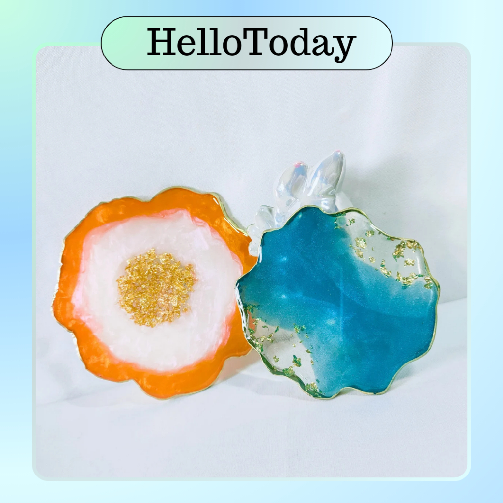 Custom Coaster Tatakan Gelas Tatakan Piring Properti Foto Souvenir Wedding Ulang Tahun Kado