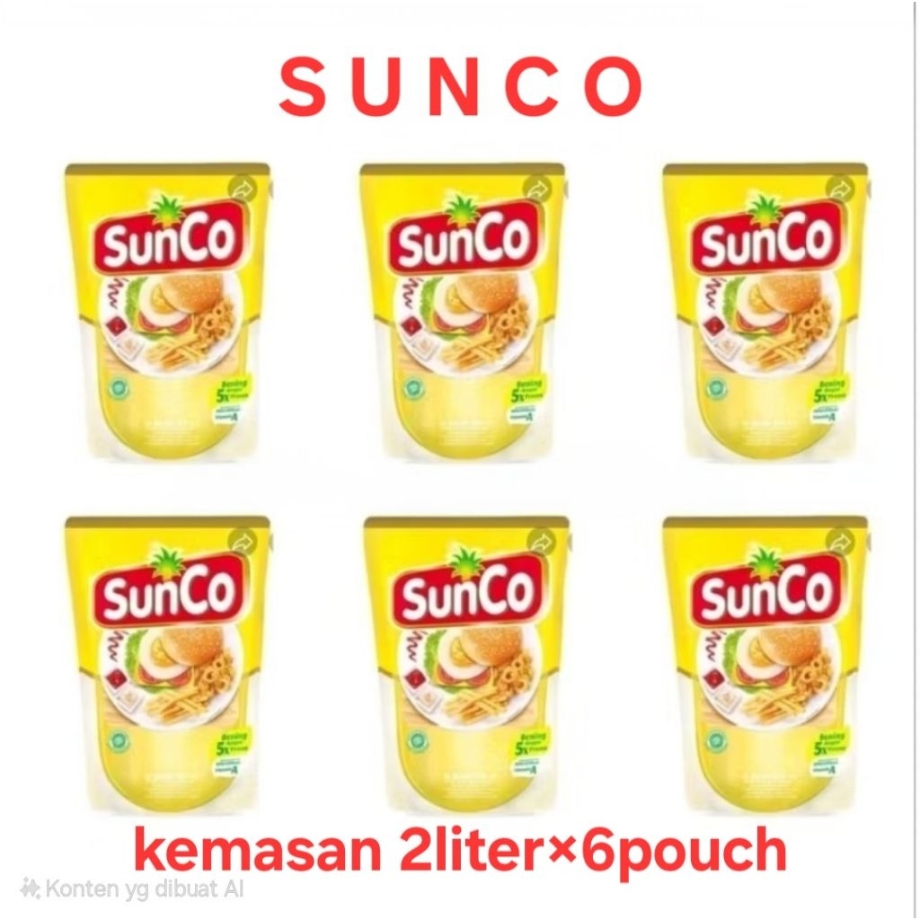 

sunco kemasan 2 liter 1 karton